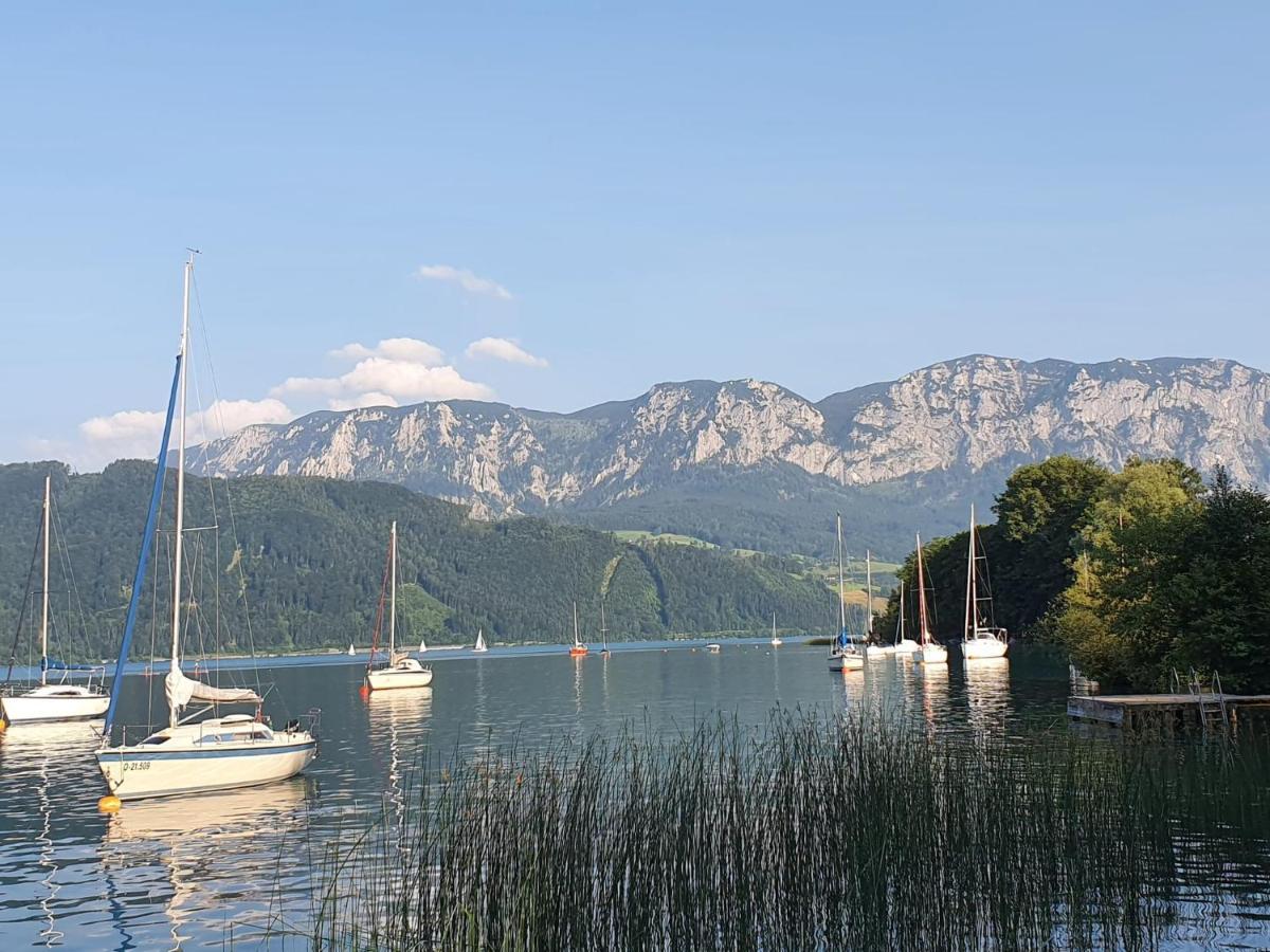 Ferienwohnung Claudia Mit Terrasse Nussdorf am Attersee Exteriér fotografie